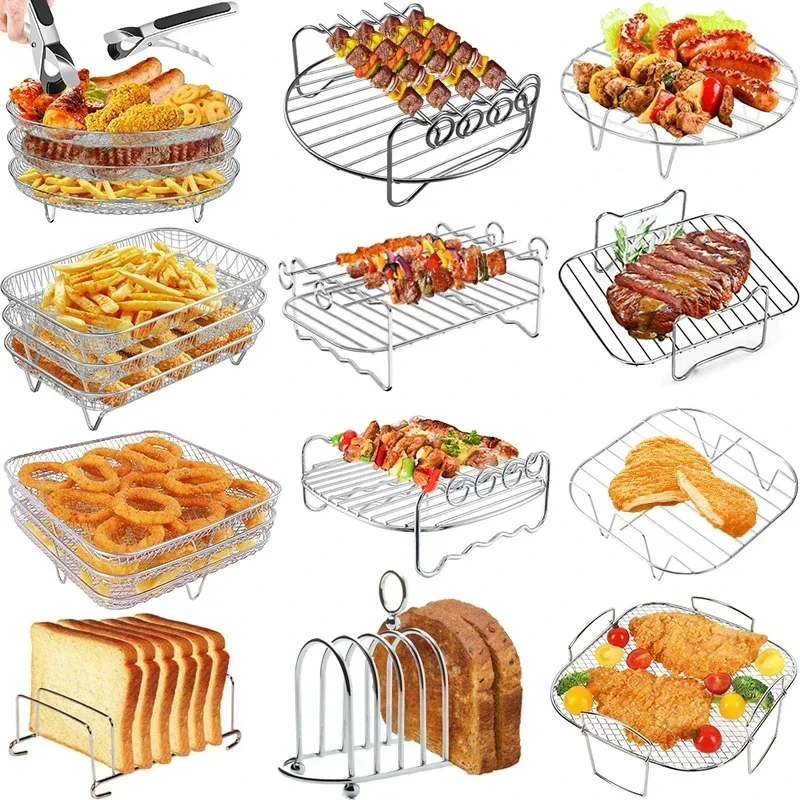 Kitchen Baking Tray Rack - Estantes para parrilla de horno cuadrados/redondos/rectangulares