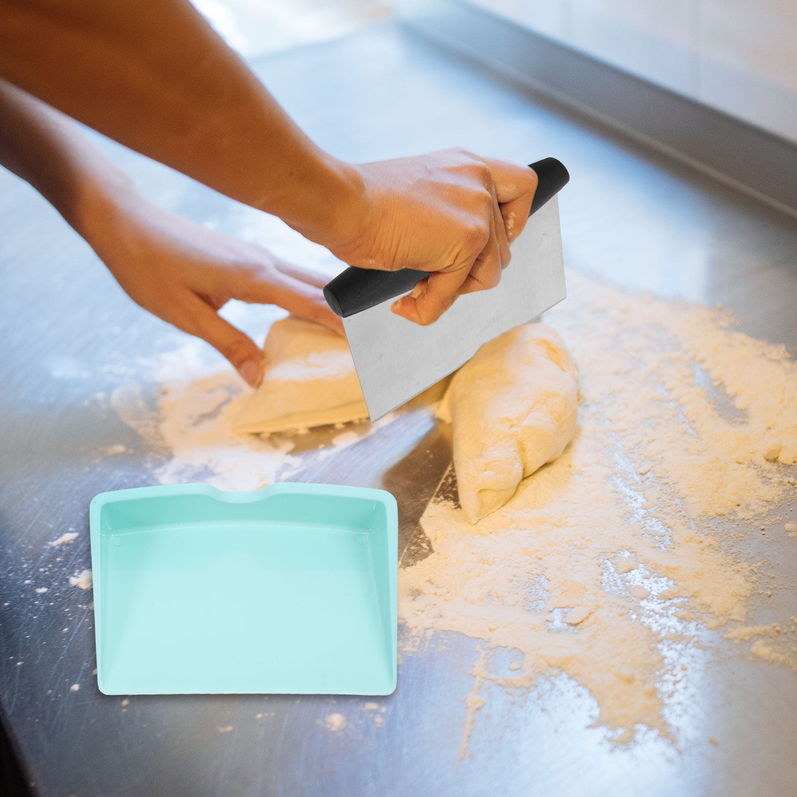 Bench Scraper Dough - 1 Juego de Cortador de Masa
