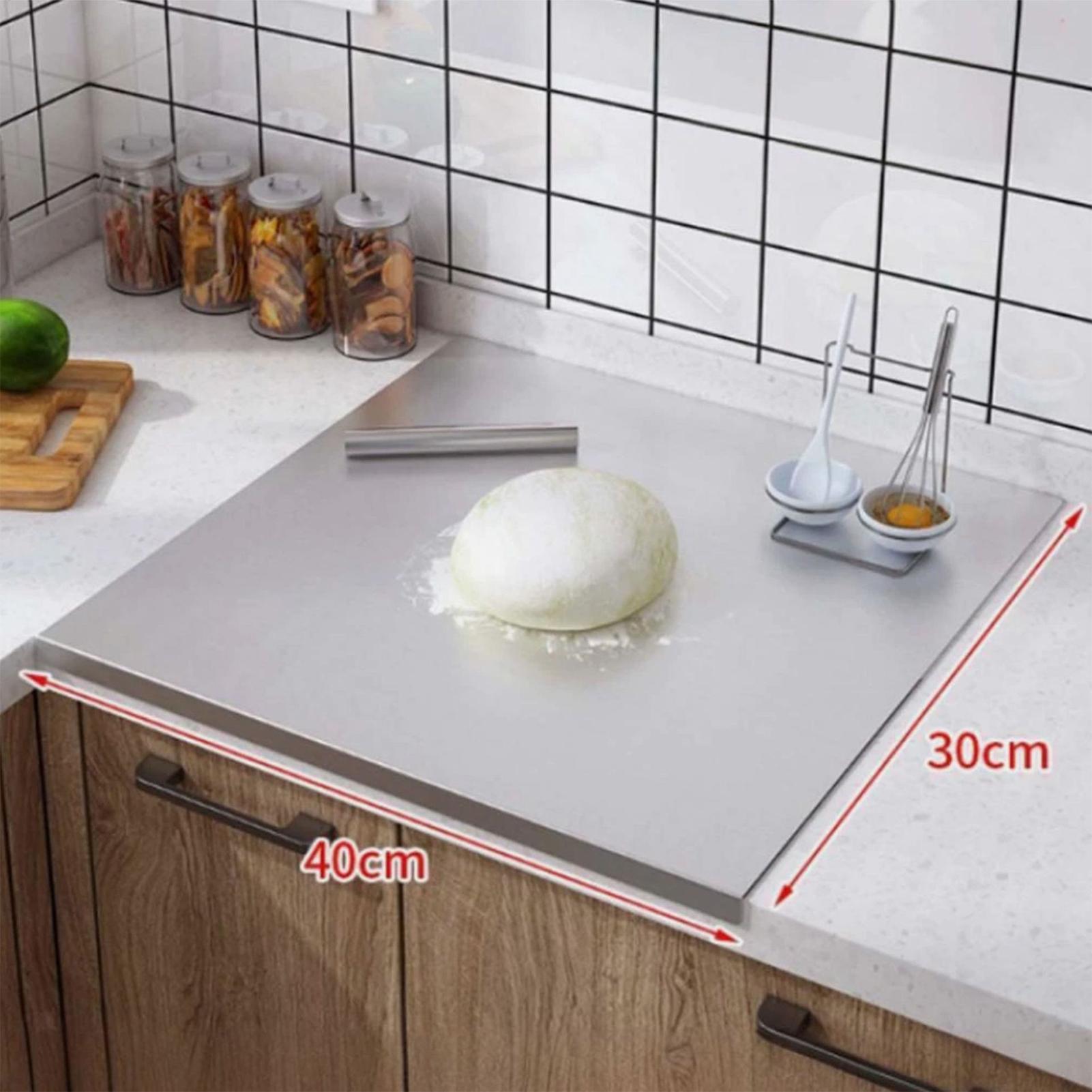 Kitchen Baking Tools - Tabla de Cortar de Acero Inoxidable