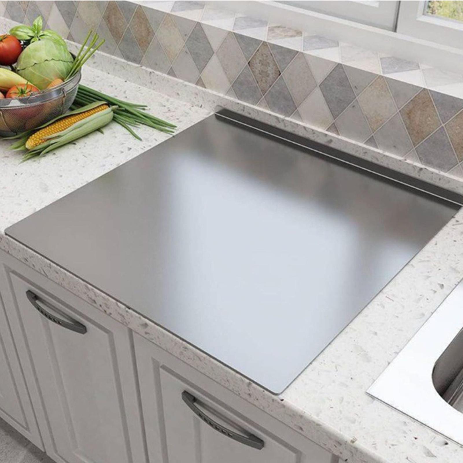 Tabla de Cortar de Acero Inoxi - Kitchen Baking Tools reseña y precio