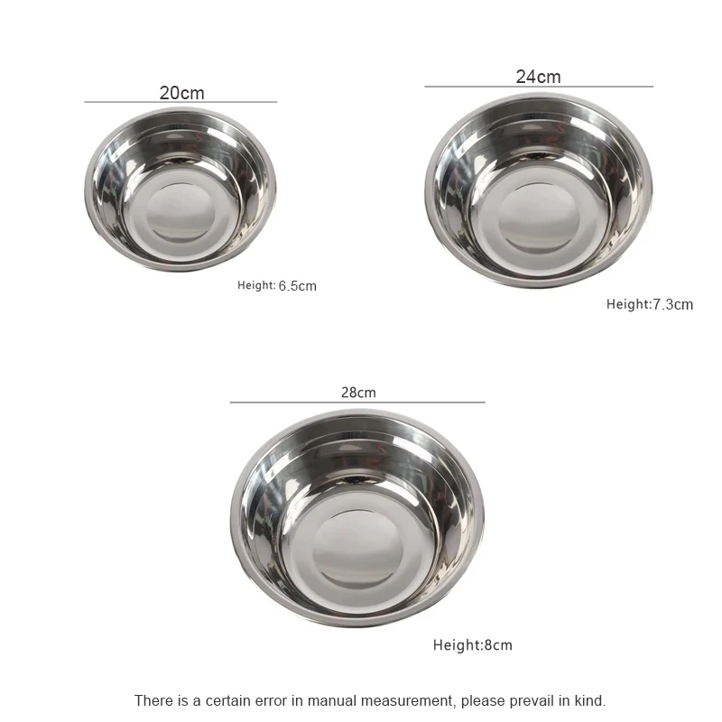 Cuenco redondo grueso de acero - Kitchen Baking Bowls reseña y precio