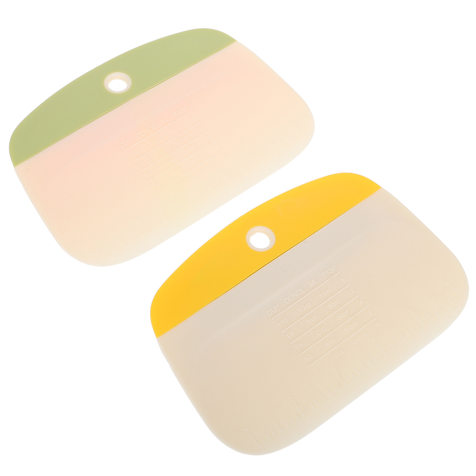 2 piezas de raspadores de masa - Bench Scraper Dough reseña y precio