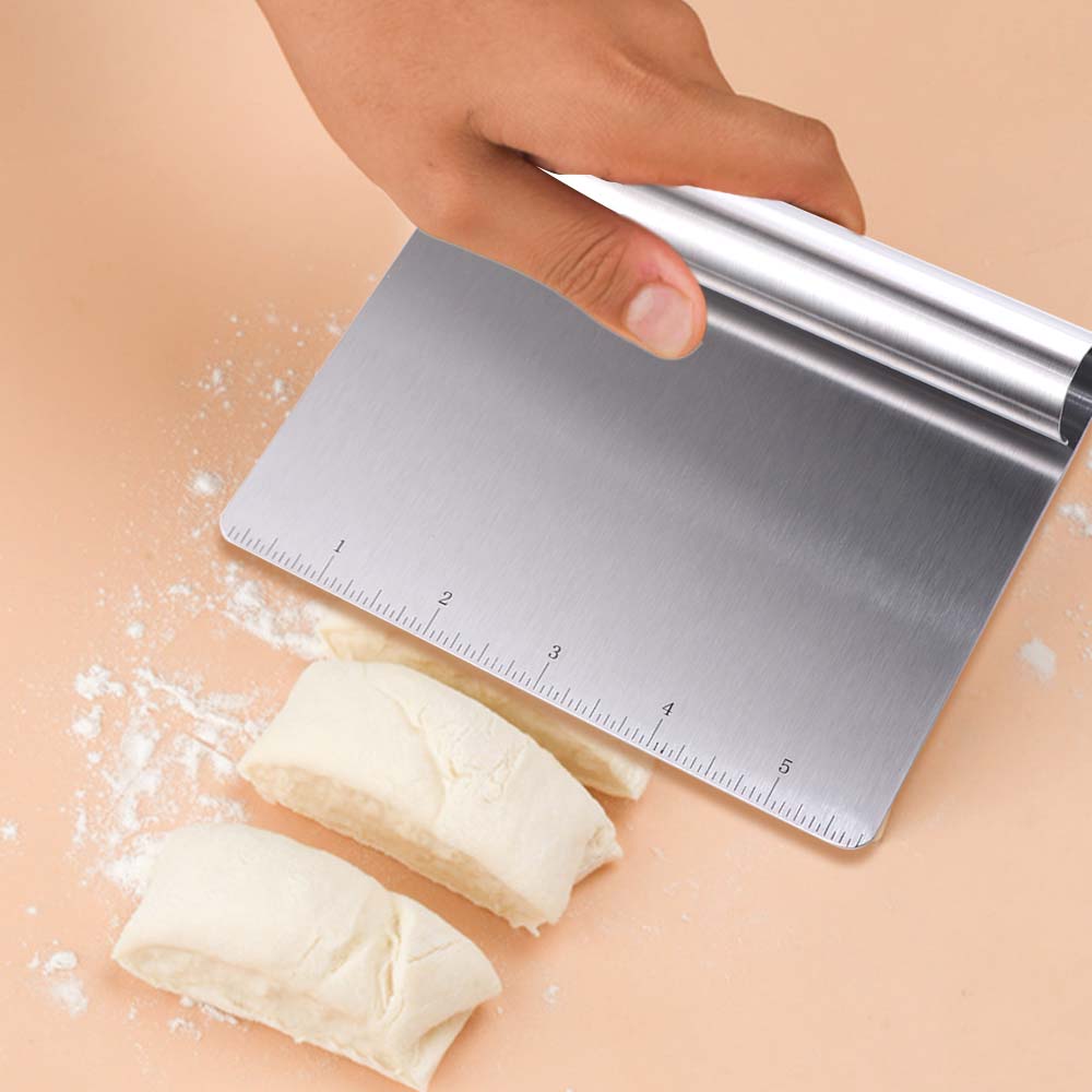 Cortador de masa multifunciona - Bench Scraper Dough reseña y precio