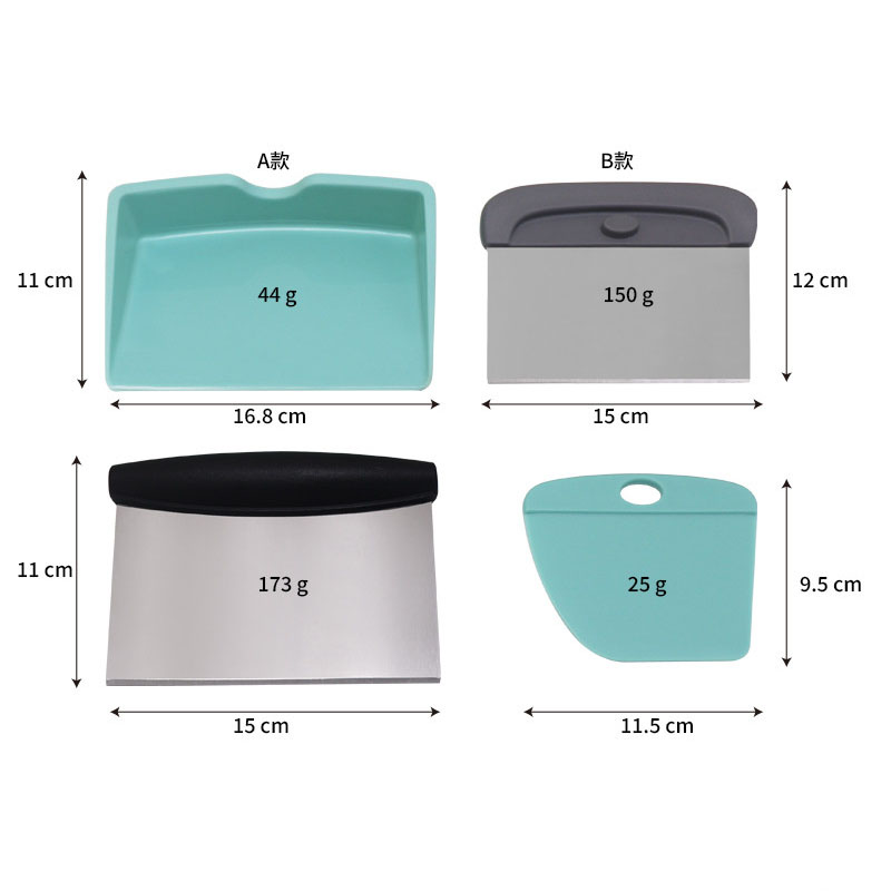 Raspador de banco 2 en 1, cort - Bench Scraper Dough reseña y precio