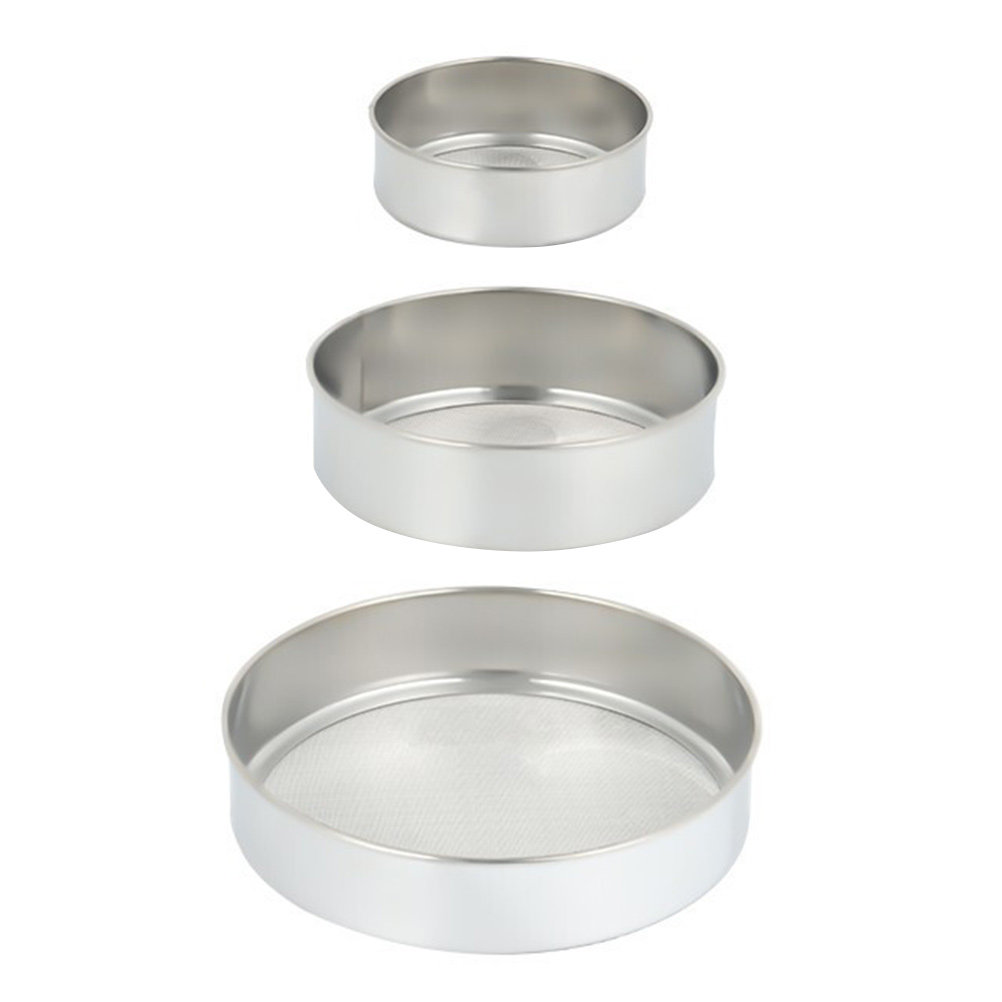 Juego de 3 tamices de acero in - Kitchen Baking Utensil Set reseña y precio