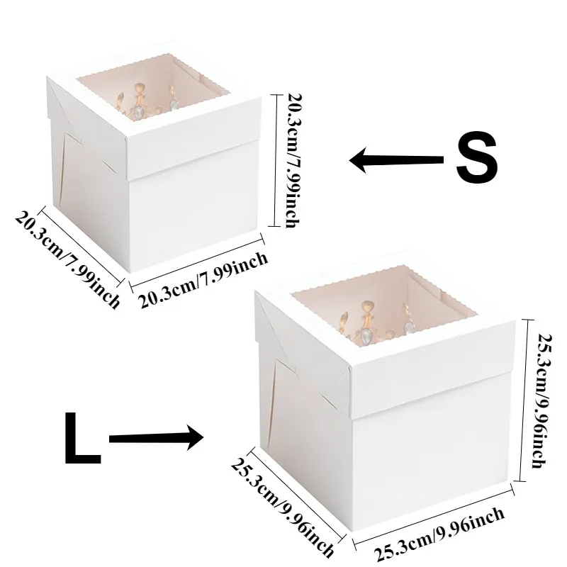 Cajas Blancas para Pastelería  - Kitchen Baking Tools reseña y precio