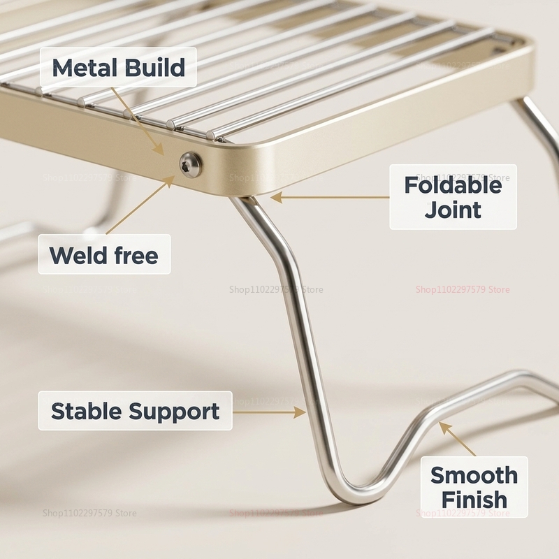 Soporte Plegable Portátil de A - Kitchen Baking Tray Rack reseña y precio