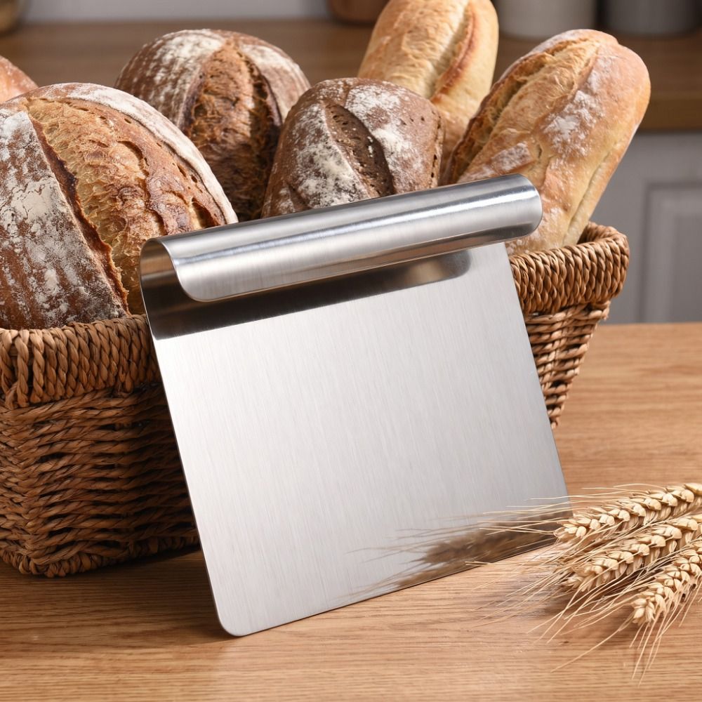 Espátula Plana de Acero Inoxid - Bench Scraper Dough reseña y precio