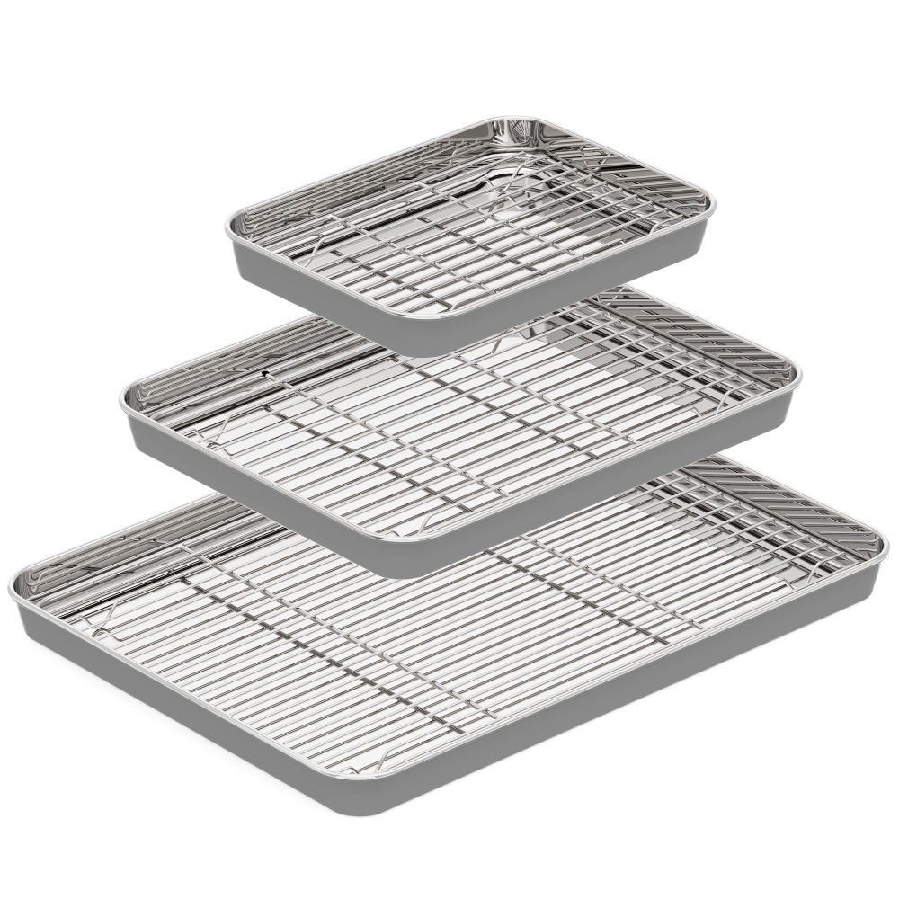 Bandeja de Acero Inoxidable pa - Kitchen Baking Tray Rack reseña y precio