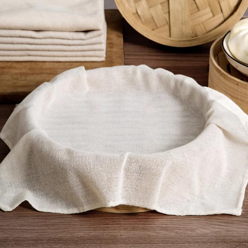 Paño de vapor redondo de algod - Kitchen Baking Cloth reseña y precio