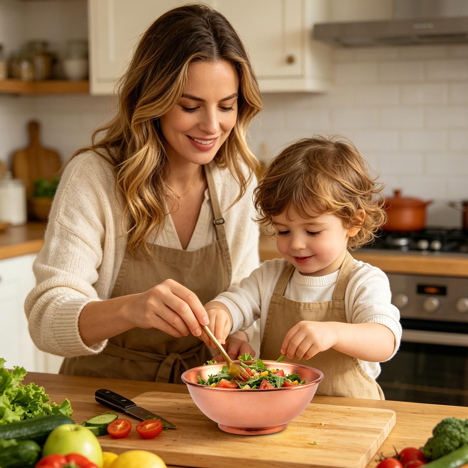 Cuencos de Cobre Grandes para  - Kitchen Baking Bowls reseña y precio