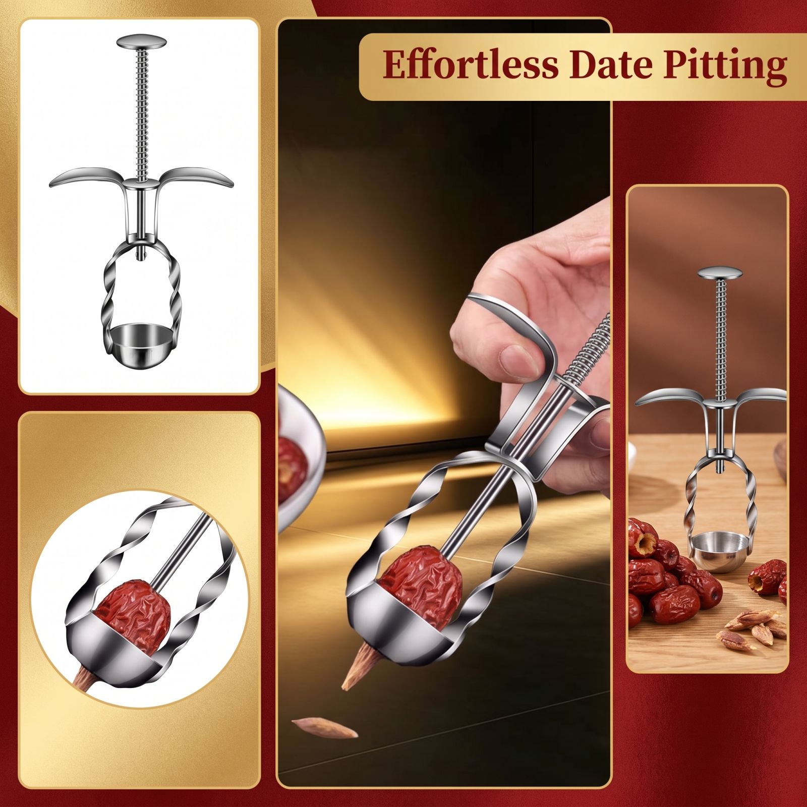 Herramienta de Acero Inoxidabl - Kitchen Baking Tools reseña y precio