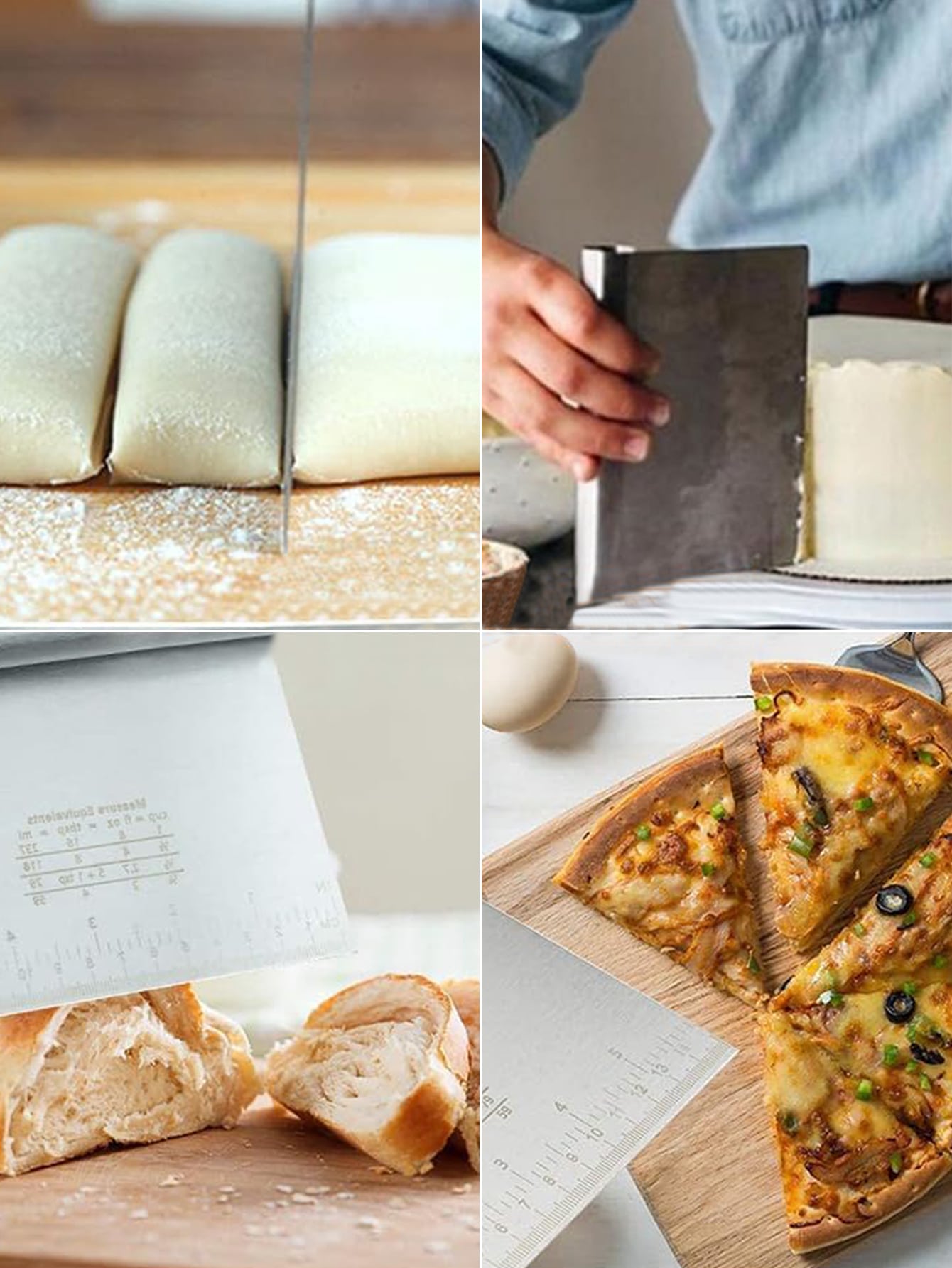 Cortador y Raspador de Masa pa - Bench Scraper Dough reseña y precio