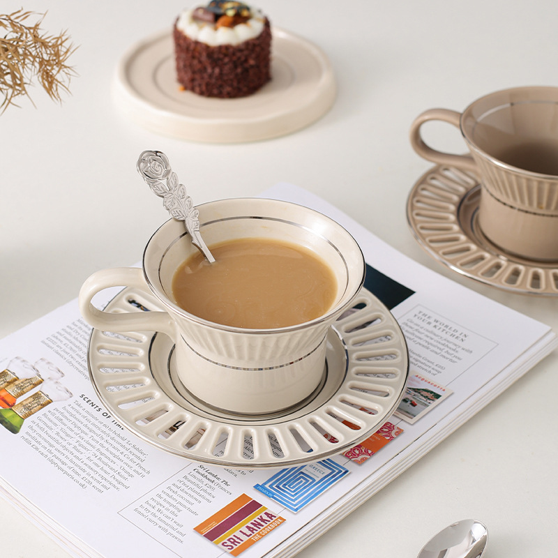 Taza de café de cerámica de lu - Kitchen Baking Utensil Set reseña y precio